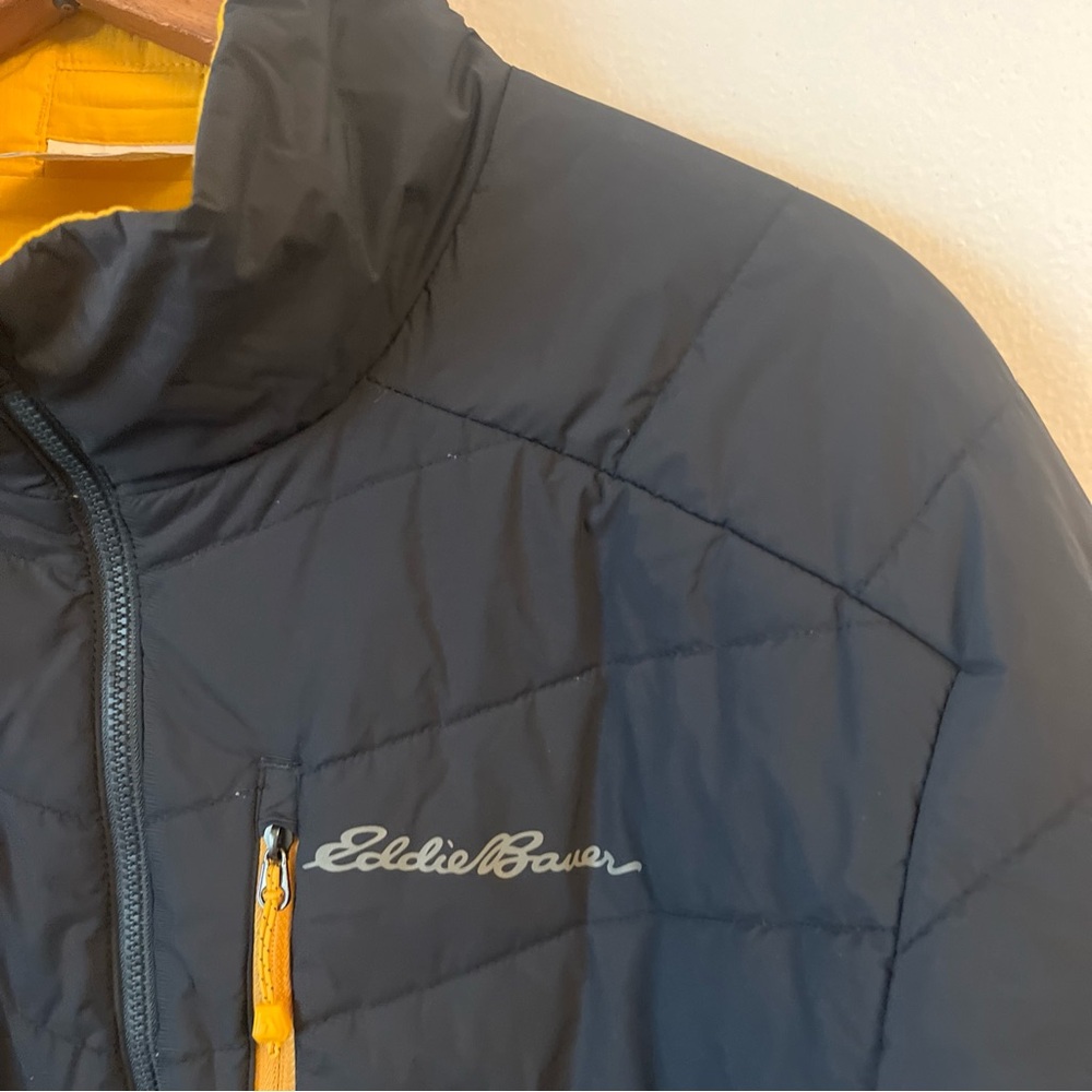 Eddie Bauer Ignite light Reversible Outdoor Hiking puffer Jacket Full Zip Men L - Picture 2 of 10